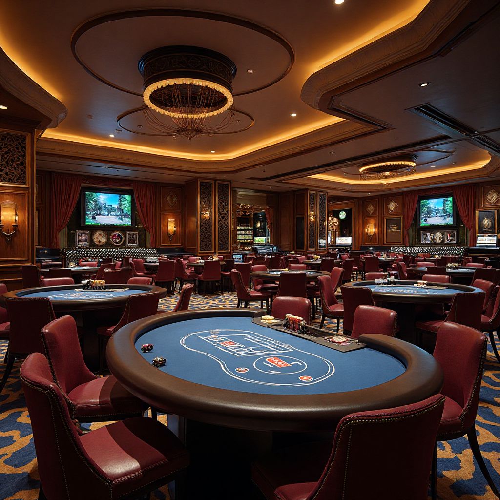 Premium gaming atmosphere